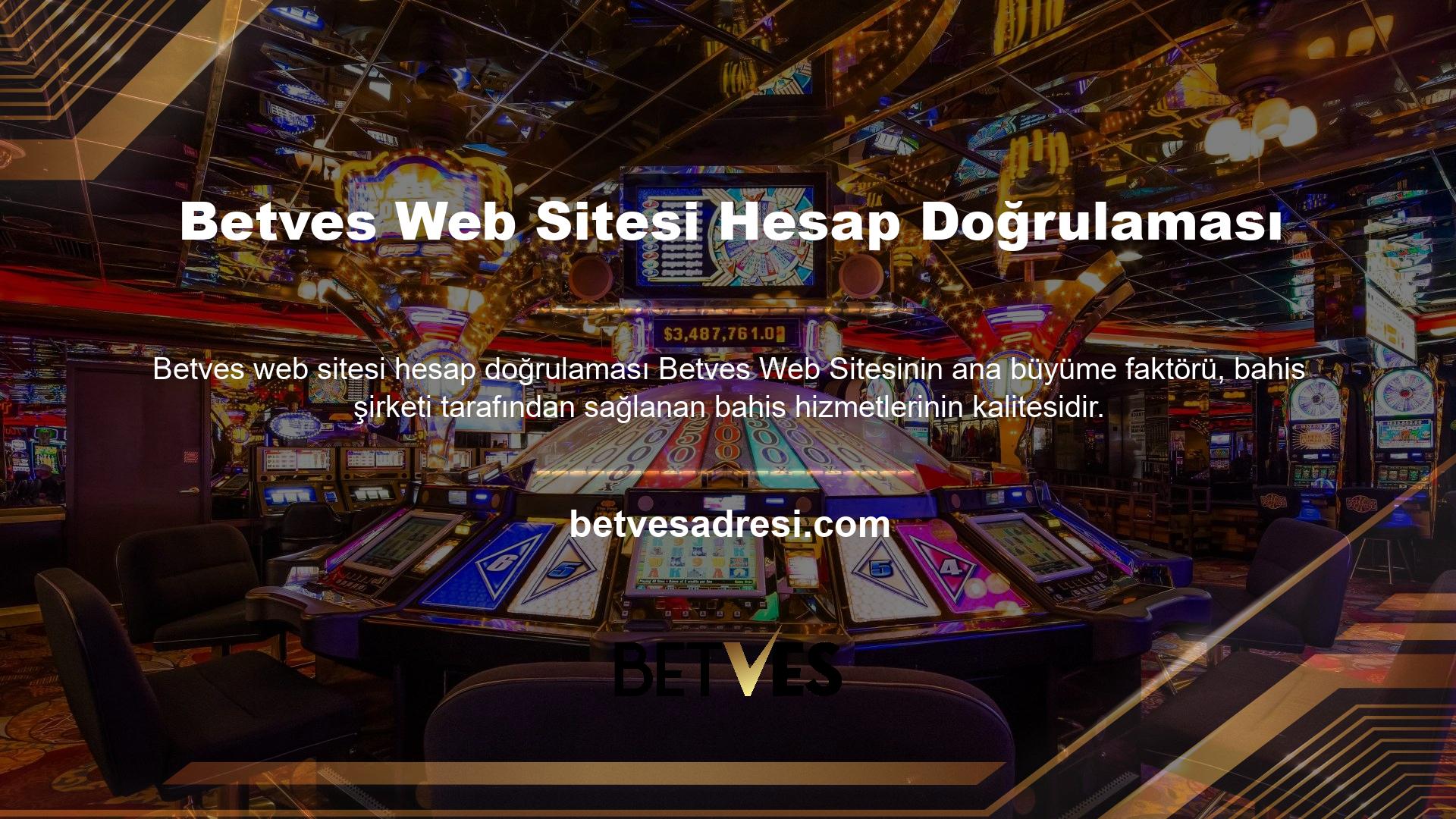 Betves web sitesinde hesabınızı doğruladıktan sonra, dünyanın her yerinden çok çeşitli canlı casino oyunlarını oynayabilirsiniz ve çoğu spor bahis pazarında harika oranlar sunuyoruz